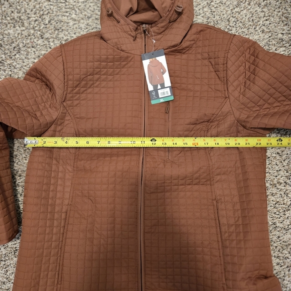 Lands' End Women's Hooded Quilted Jacket in Red Size XL NWT - Picture 9 of 12